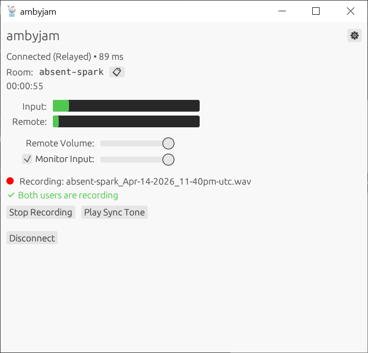 Session in dark mode
